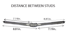 1965 HEADER PANEL BEZEL ASSEMBLY